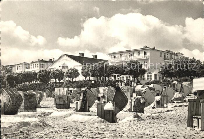 Bansin Ostseebad FDGB Erholungsheim Meeresstrand