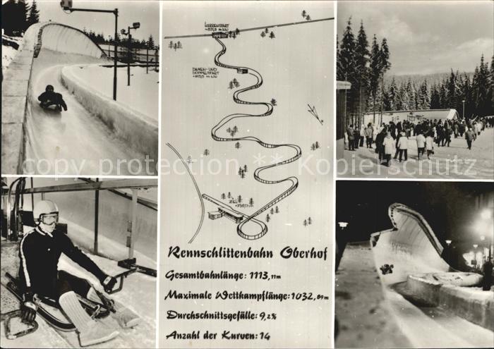 Oberhof Thueringen Rennschlittenbahn