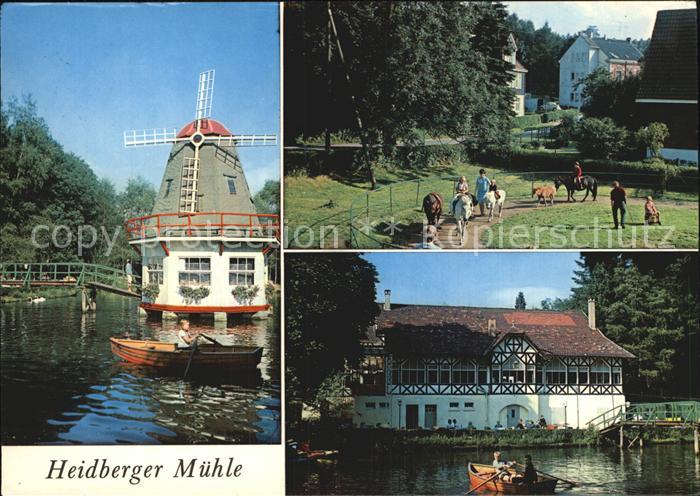 Solingen Heidberger Muehle Reitunterricht Bootspartie Muehlenteich