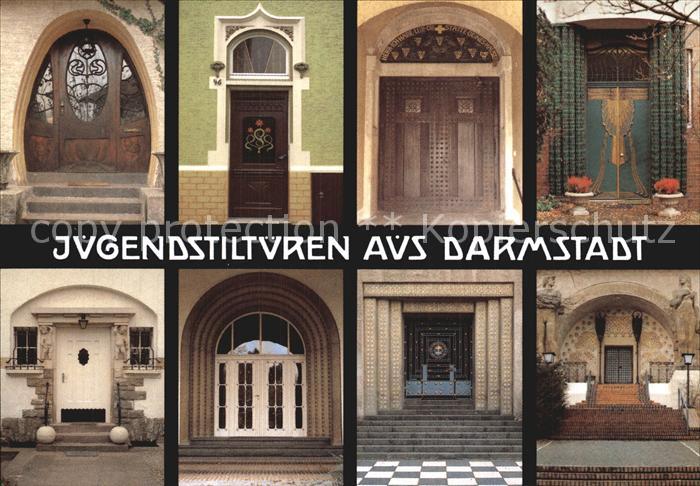 Darmstadt Darmstaedter Jugendstiltueren