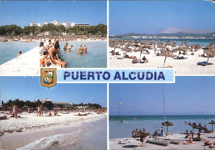 Puerto Alcudia Mallorca Strandpartien