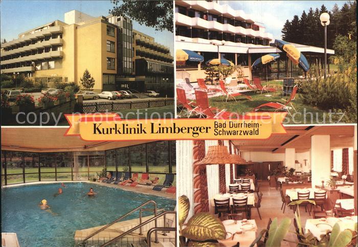 Bad Duerrheim Kurklinik Limberger Garten Schwimmbad Speisesaal