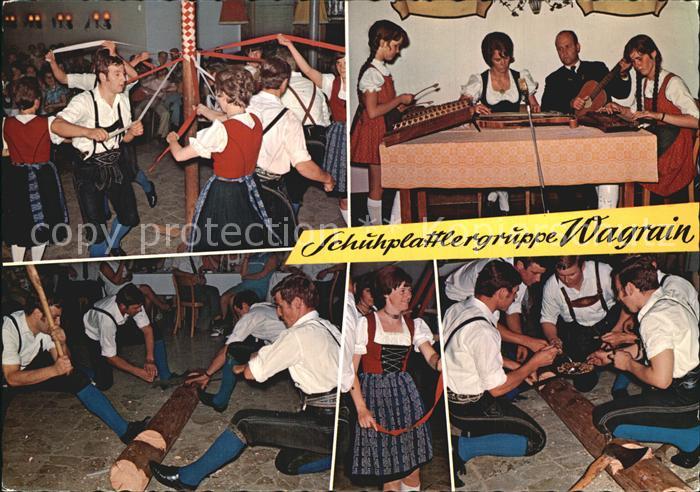 Wagrain Salzburg Schuhplattlergruppe Zitherspieler