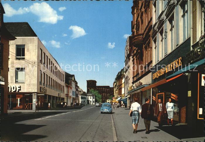 TRIER  CITY Simeonstrasse mit Porta Nigra