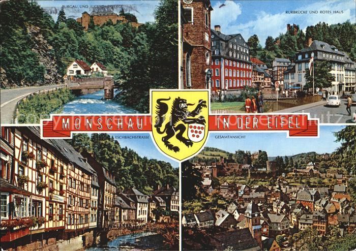 Monschau Montjoie NRW Burgau Jugendherberge Rurbruecke Rotes Haus Eschbachstr To