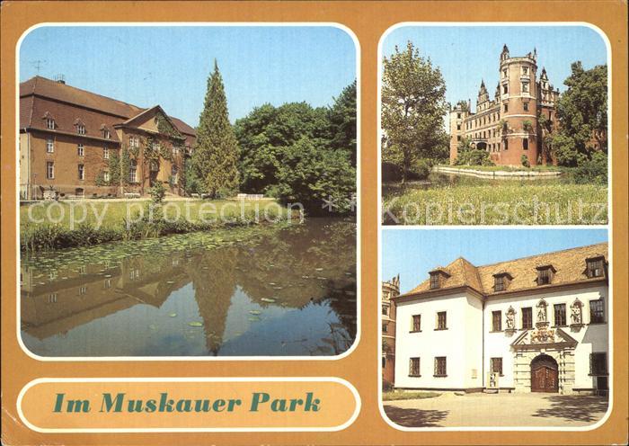 Bad Muskau Oberlausitz Park Moorbad Schloss