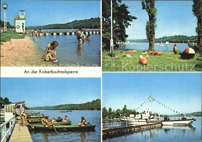Koberbachtalsperre Strand Anlegestelle