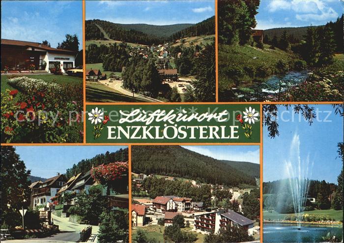 Enzkloesterle Brunnen Strassenpartie