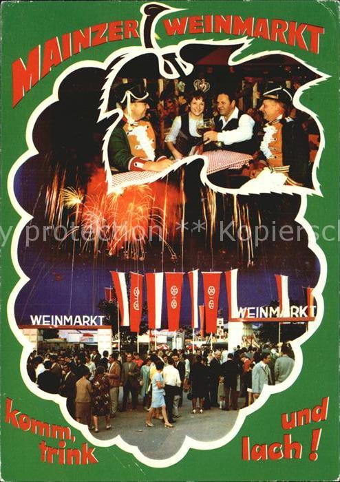 Mainz Rhein Mainzer-Weinmarkt