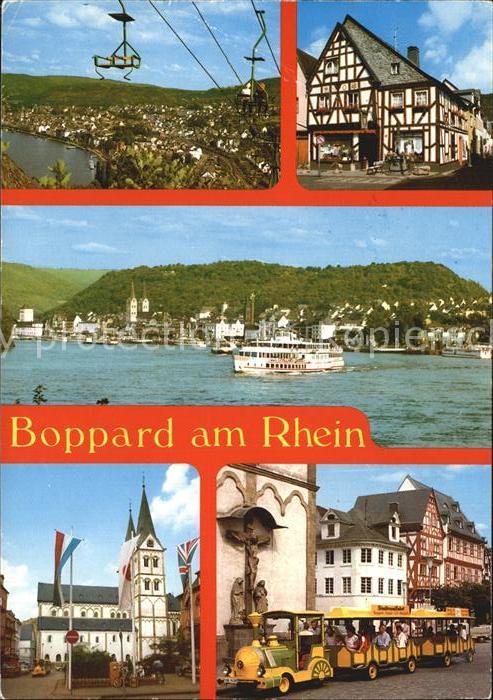 Boppard Rhein Sesselbahn Fachwerk