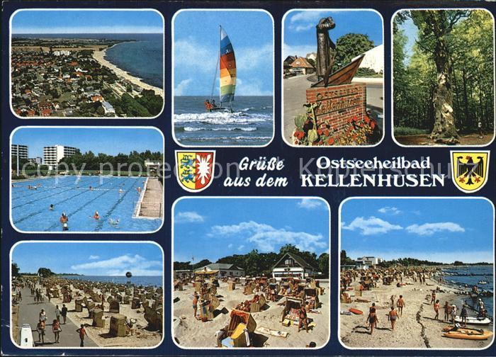 Kellenhusen Ostseebad Strand Segelboot Freibad