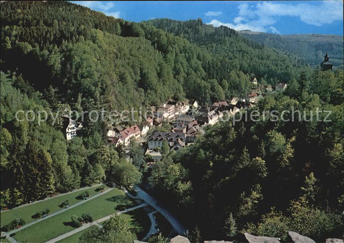 Bad Berneck Fliegeraufnahme im Fichtelgebirge