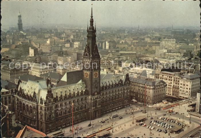 HAMBURG  CITY Fliegeraufnahme Rathaus