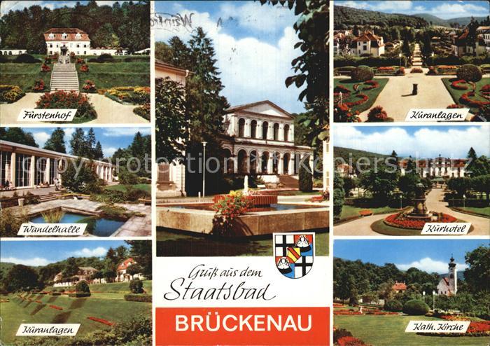Brueckenau Bad Kuranlagen Fuerstenhof Kurhotel Wandelhalle