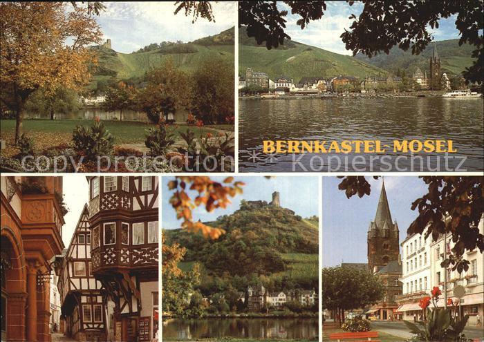 BERNKASTEL-KUES Berncastel Rheinland-Pfalz Moselpartie Altstadt Burg