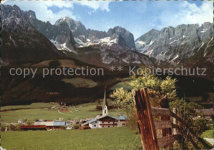 Oberaudorf mit Kaisergebirge