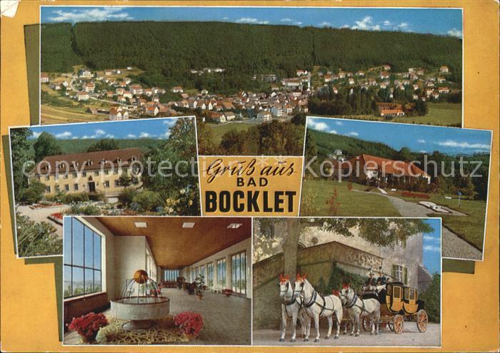 Bad Bocklet mit Postkutsche