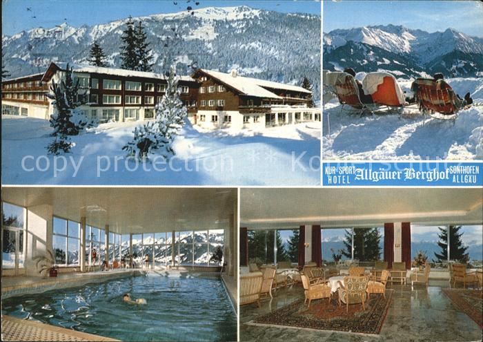 Sonthofen Oberallgaeu Kur-Sporthotel Allgaeuer Berghof