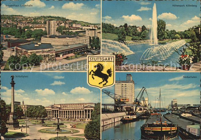 STUTTGART  CITY Neckarhafen Hoehenpark Konzerthaus Liederhalle Hoehenpark Killes
