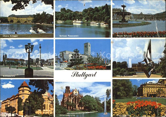 STUTTGART  CITY Schloss-Rosenstein Neues-Schloss Schloss-Platz