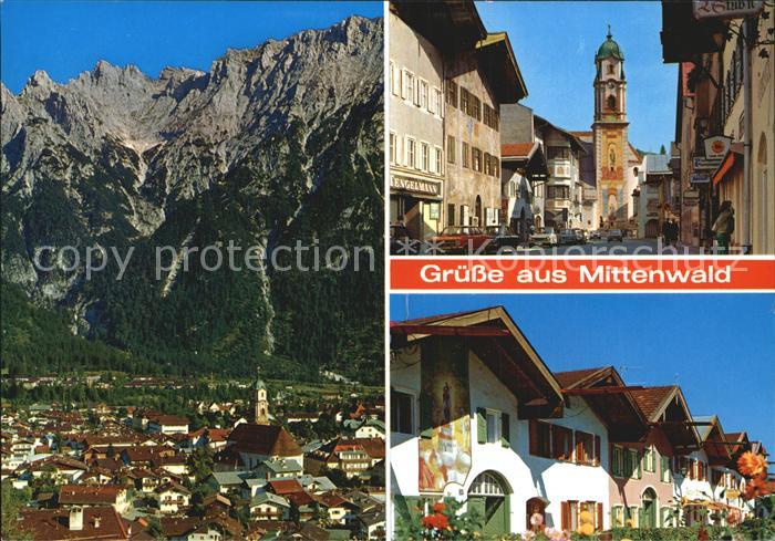 Mittenwald Bayern Obermarkt Dekan-Karl-Platz
