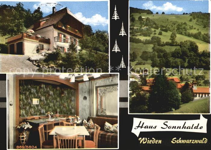 Wieden Schwarzwald Gaeste-Haus Sonnhalde