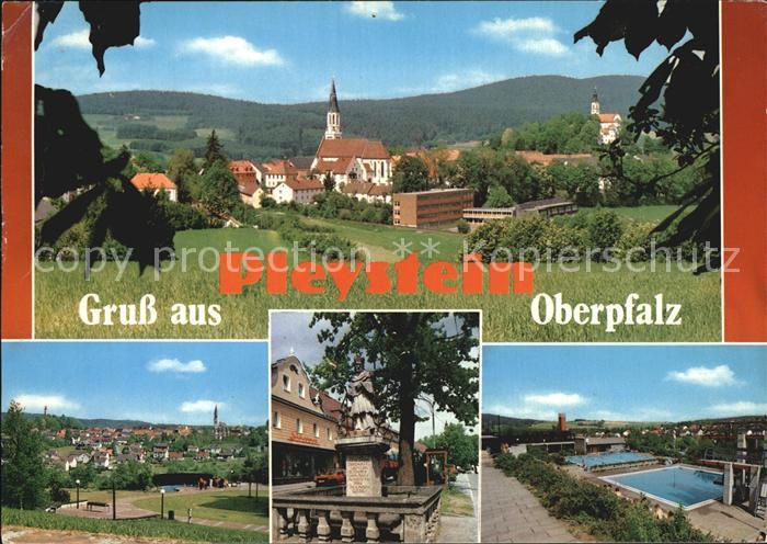 Pleystein Dorfpartien und Freibad