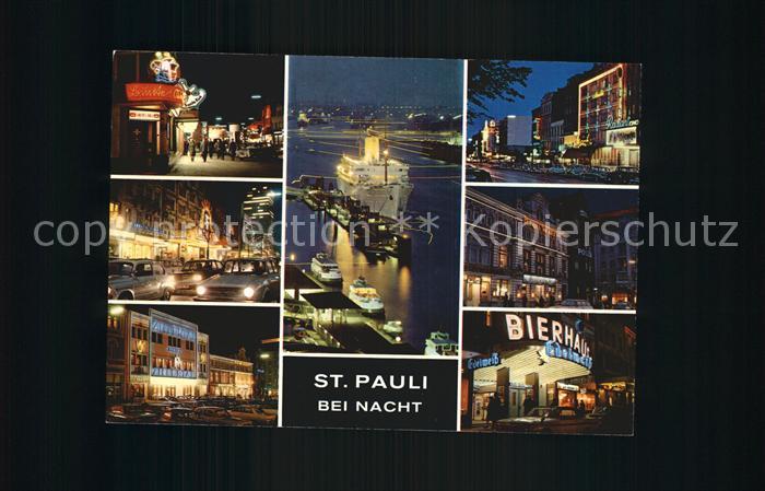 HAMBURG  CITY St. Pauli bei Nacht