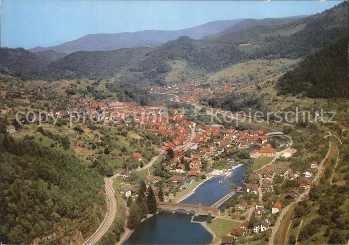 Forbach Baden Fliegeraufnahme Murgtal