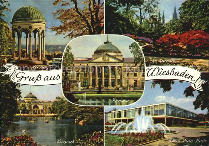 Wiesbaden Kurpark Neroberg Kurhaus Rhein-Main-Halle