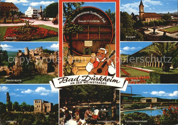 Bad Duerkheim Kurpark Hardenburg Saline Limburg Isenachweiher