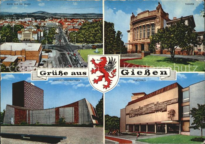 Giessen Lahn Theater Stadthaus Universitaetsbibliothek