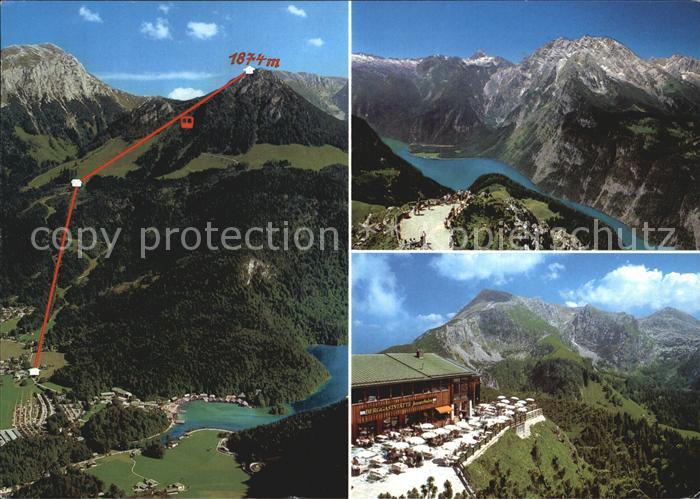 Jenner Berchtesgaden Fliegeraufnahmen Berggasthof