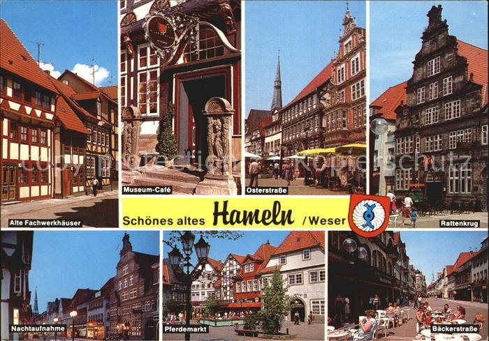 Hameln Weser Museum-Cafe Rattenkrug Pferdemarkt Baeckerstrasse