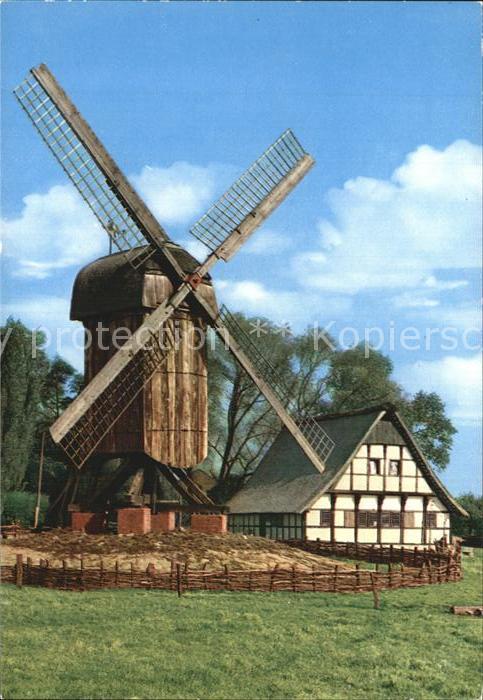 Muenster Westfalen Bockwindmuehle und Muehlenhaus