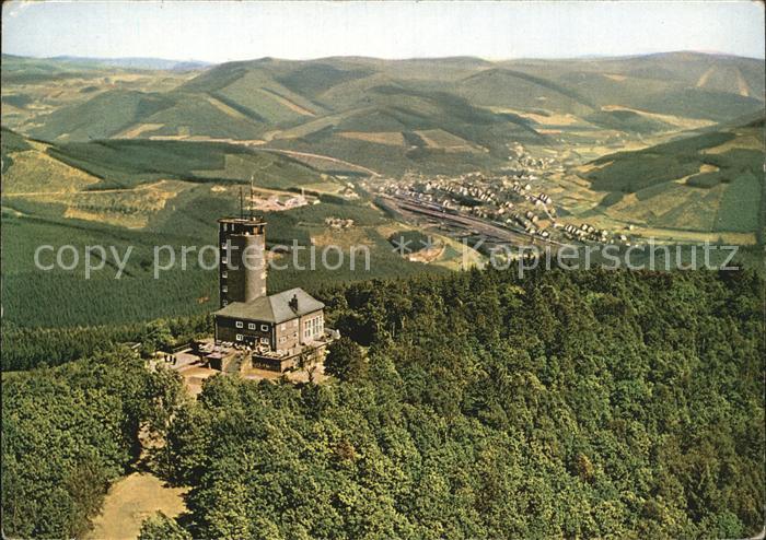 Hohe Bracht Fliegeraufnahme Aussichtsturm