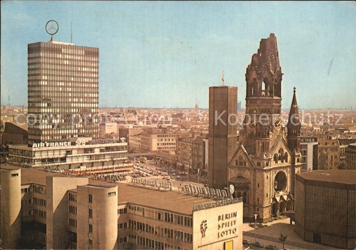 BERLIN  CITY Europacenter und Gedaechtniskirche