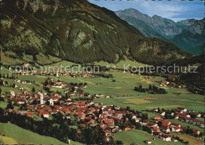 Hindelang Bad Fliegeraufnahme Bad-Oberdorf