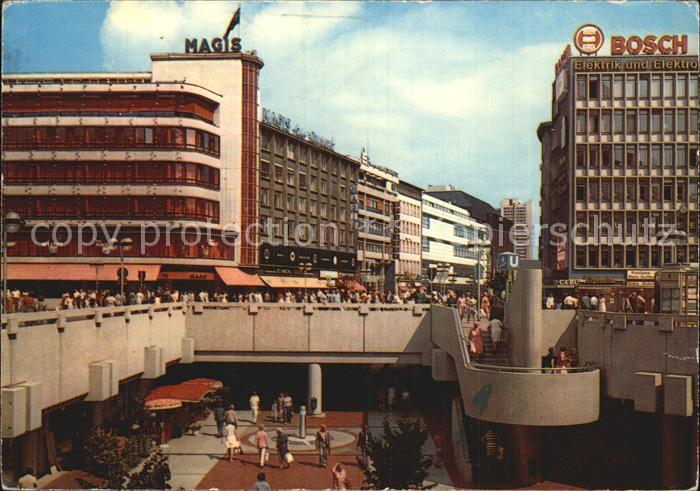 HANNOVER  CITY Bahnhofstrasse und Passerelle
