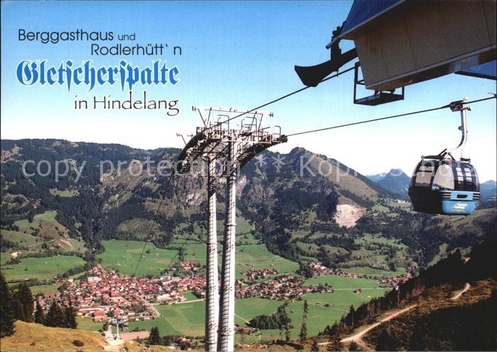 Hindelang Bad Berggasthaus und Rodlerhuette Gletscherspalte