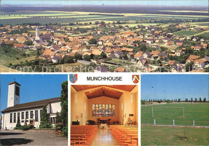 Munchhouse Fliegeraufnahme Eglise