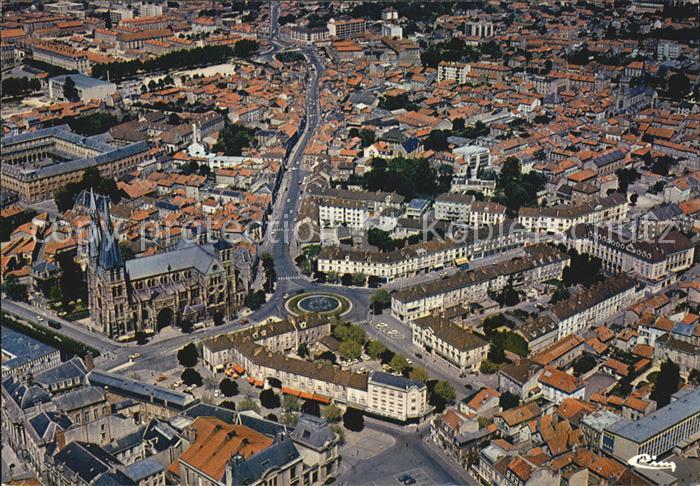 Chalons-en-Champagne Marne Fliegeraufnahme Centre Ville