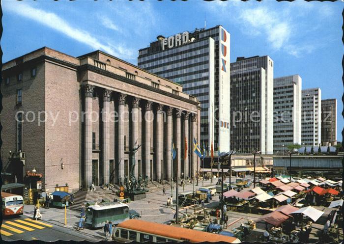 Stockholm Konserthuset och Hoetorgs-City