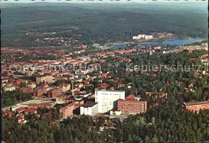 Dalarna Fliegeraufnahme Falu Lasarett