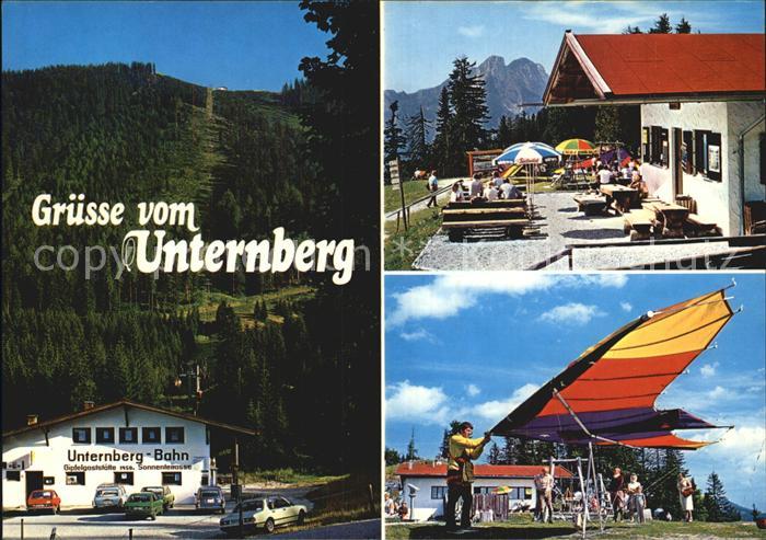 Ruhpolding Bayern Gipfelrestaurant Unternberg Drachenfliegen
