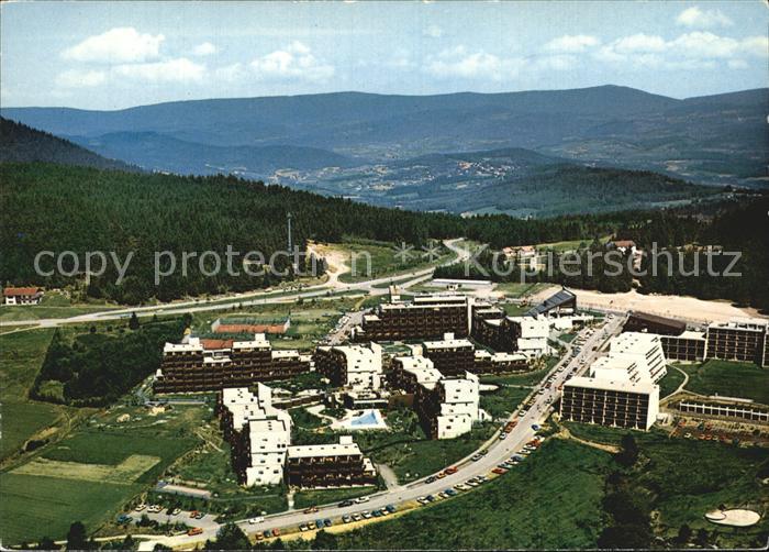 St Englmar Fliegeraufnahme Apart-Hotel Predigtstuhl