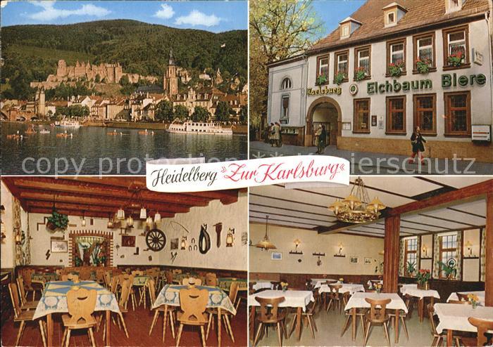 Heidelberg Neckar Gasthaus Zur Karlsburg