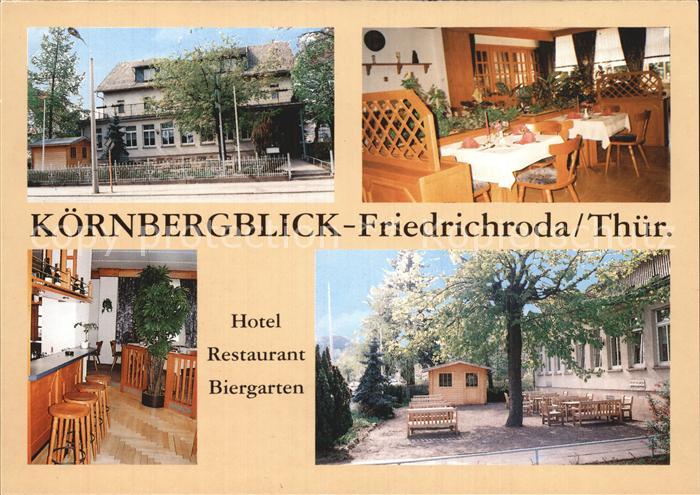 Friedrichroda Hotel Restaurant Biergarten Koernbergblick