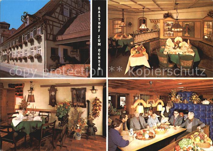Kernen Remstal Romantik Restaurant Gasthaus Zum Ochsen mit Metzgerei