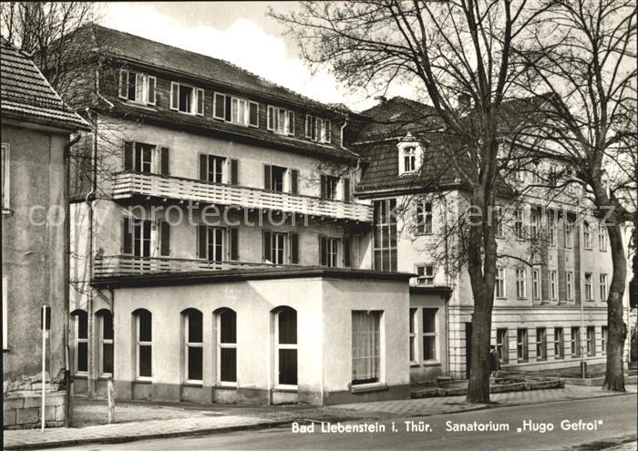Bad Liebenstein Sanatorium Hugo Gefroi